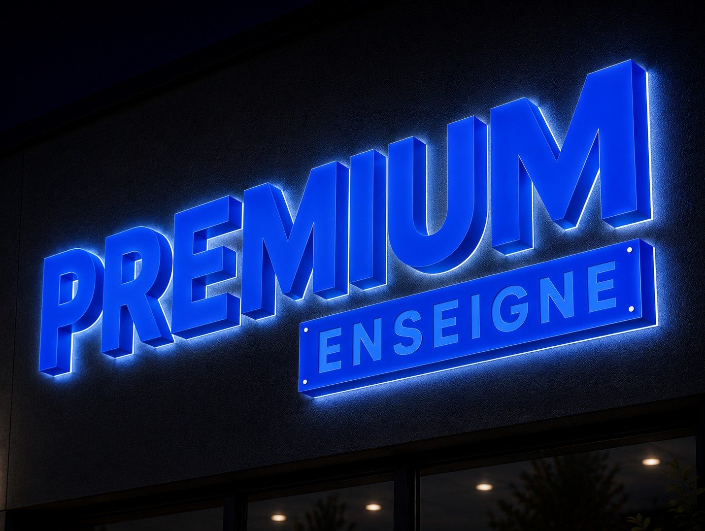 Enseigne Lettres Plexi / PMMA Full Éclairage Couleur — visuel 1