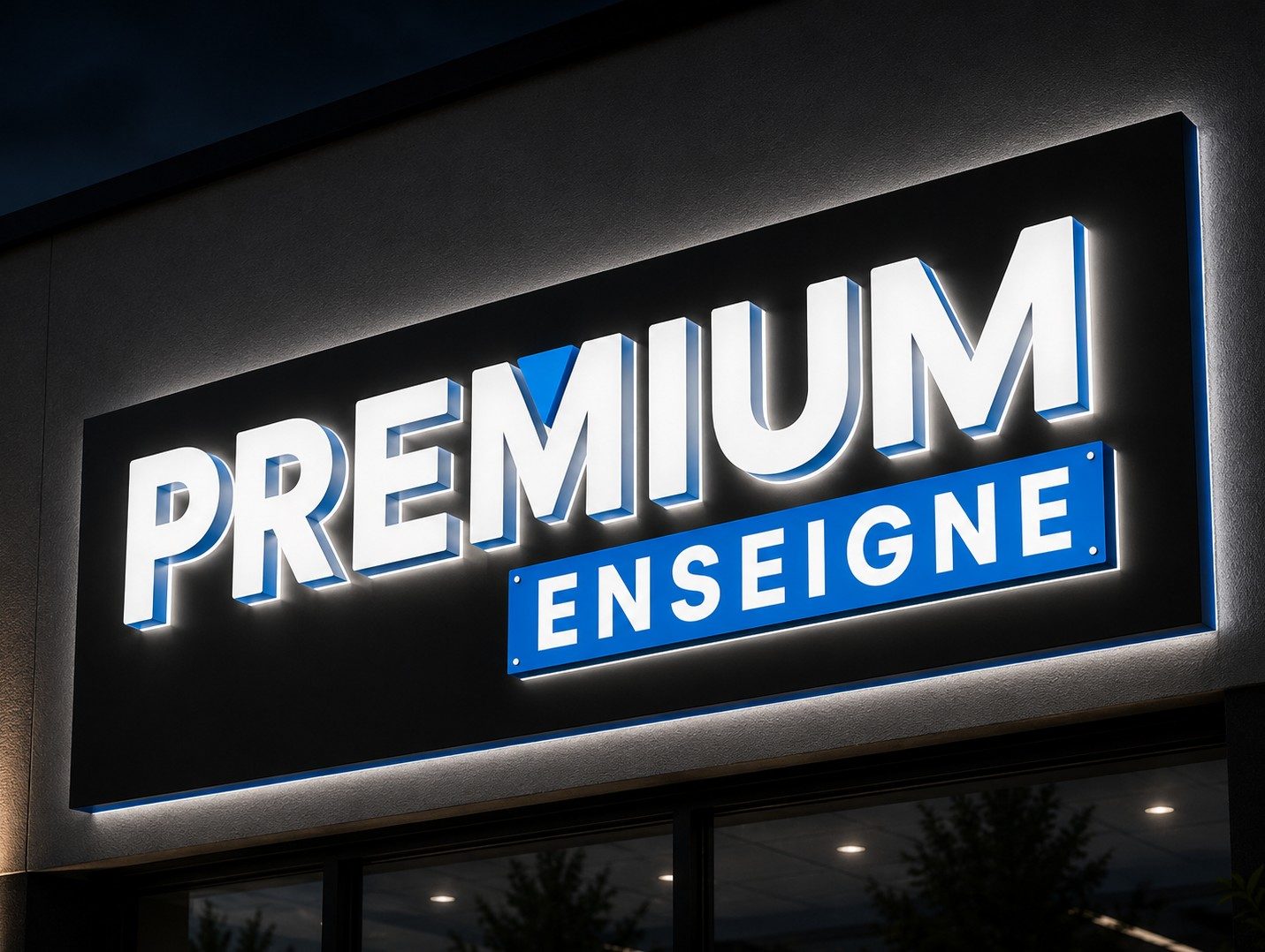 Enseigne Lettres Plexi / PMMA Éclairage face — visuel 2