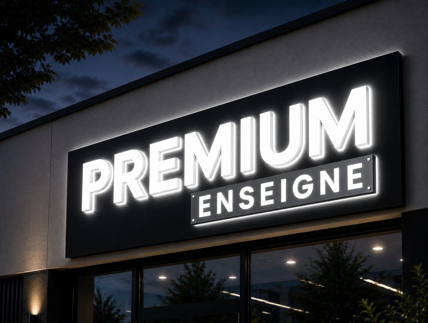 Enseigne Lettres Plexi / PMMA Full Éclairage — visuel 1