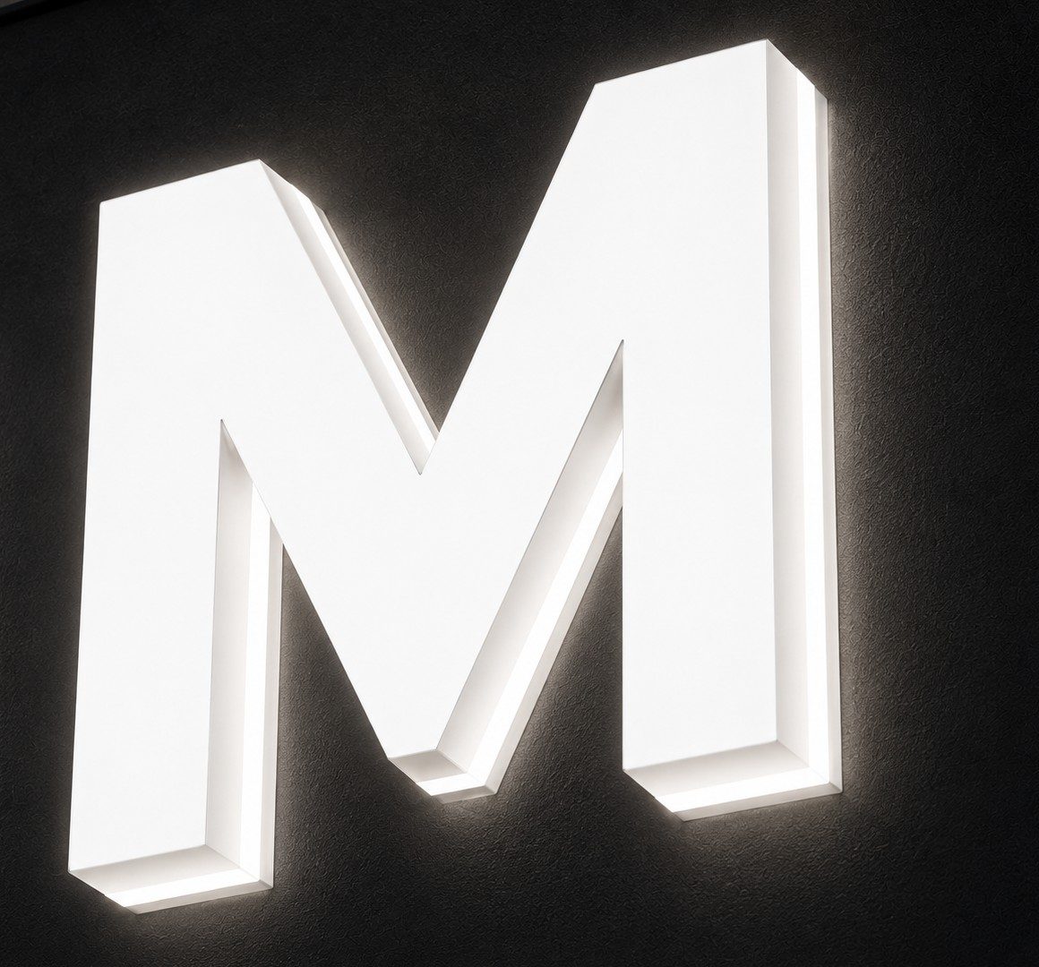 Enseigne Lettres Plexi / PMMA Full Éclairage