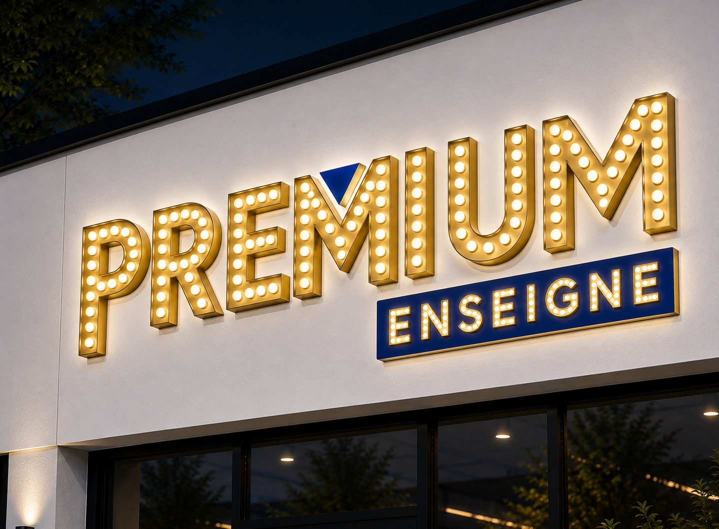 Enseigne Lettres Lumineuses à Ampoules